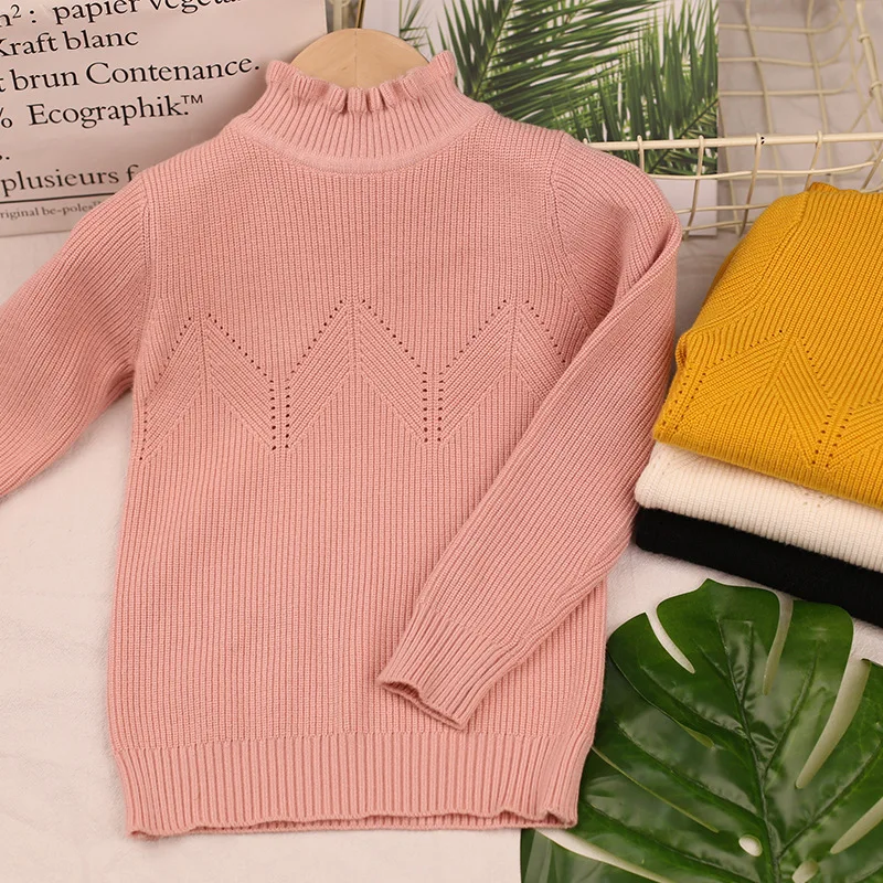 

Childrenswear Kids' Sweater Women's Fall And Winter Clothes 2019 New Style Children GIRL'S Knitted Shirt Sweater Tops Versatile