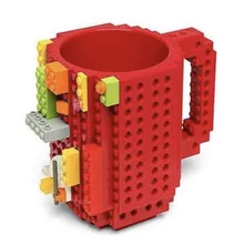 Строительные блоки кружки кружка-головоломка из блоков «сделай сам» Детская игрушка сборка кружка кофейная чашка