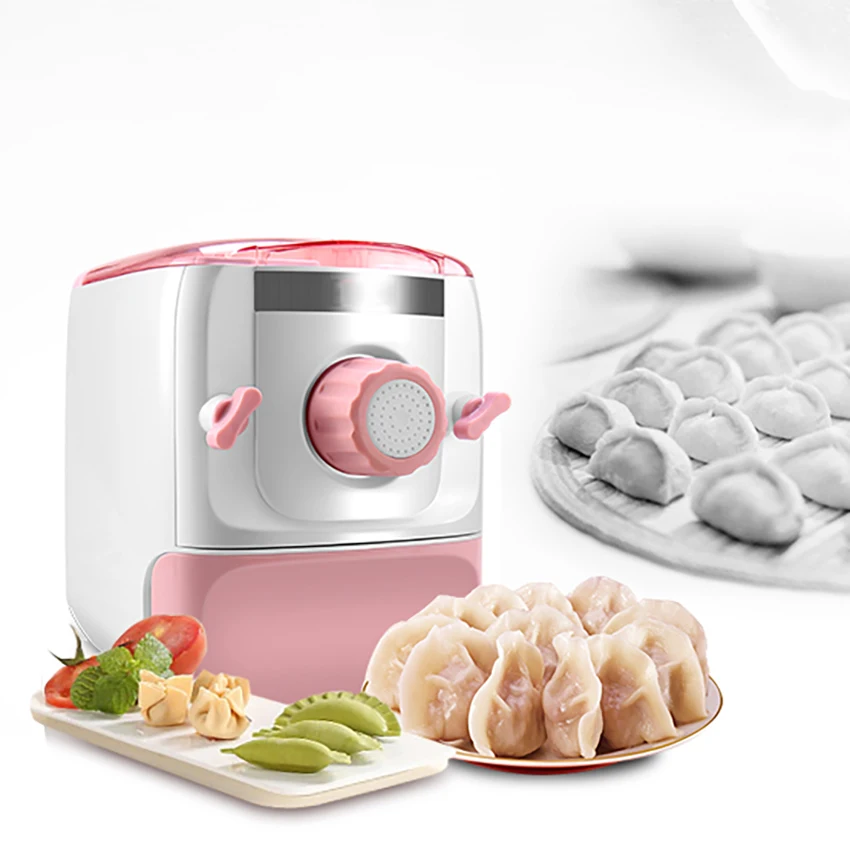 Electric Automatic Noodle Press Machine With 7 Molds Noodles Dumpling Maker Pasta Spaghetti Making Cutter Dough Blender 220V
