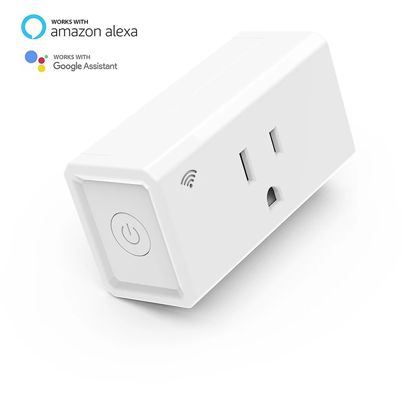 

FrankEver US Wifi Smart Plug Surge Protector 110-240V Voice Control Smart Socket Work with Alexa Google Assistant Smart Home