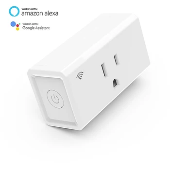 

FrankEver US Wifi Smart Plug Surge Protector 110-240V Voice Control Smart Socket Work with Alexa Google Assistant Smart Home
