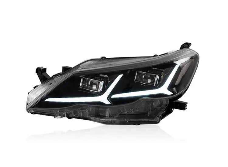 2 шт. автомобильный стиль светодиодный фары для Toyota Mark X рейз 2010-2013 для рейз фара светодиодный DRL Объектив двойной луч H7 HID Xenon bi xenon