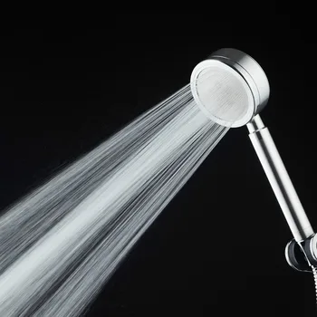 

Quality Aluminum Bathroom Shower Head Pressure Booster Water Saving Bathroom Technical Thermal Insulation Shower Head Rainfall