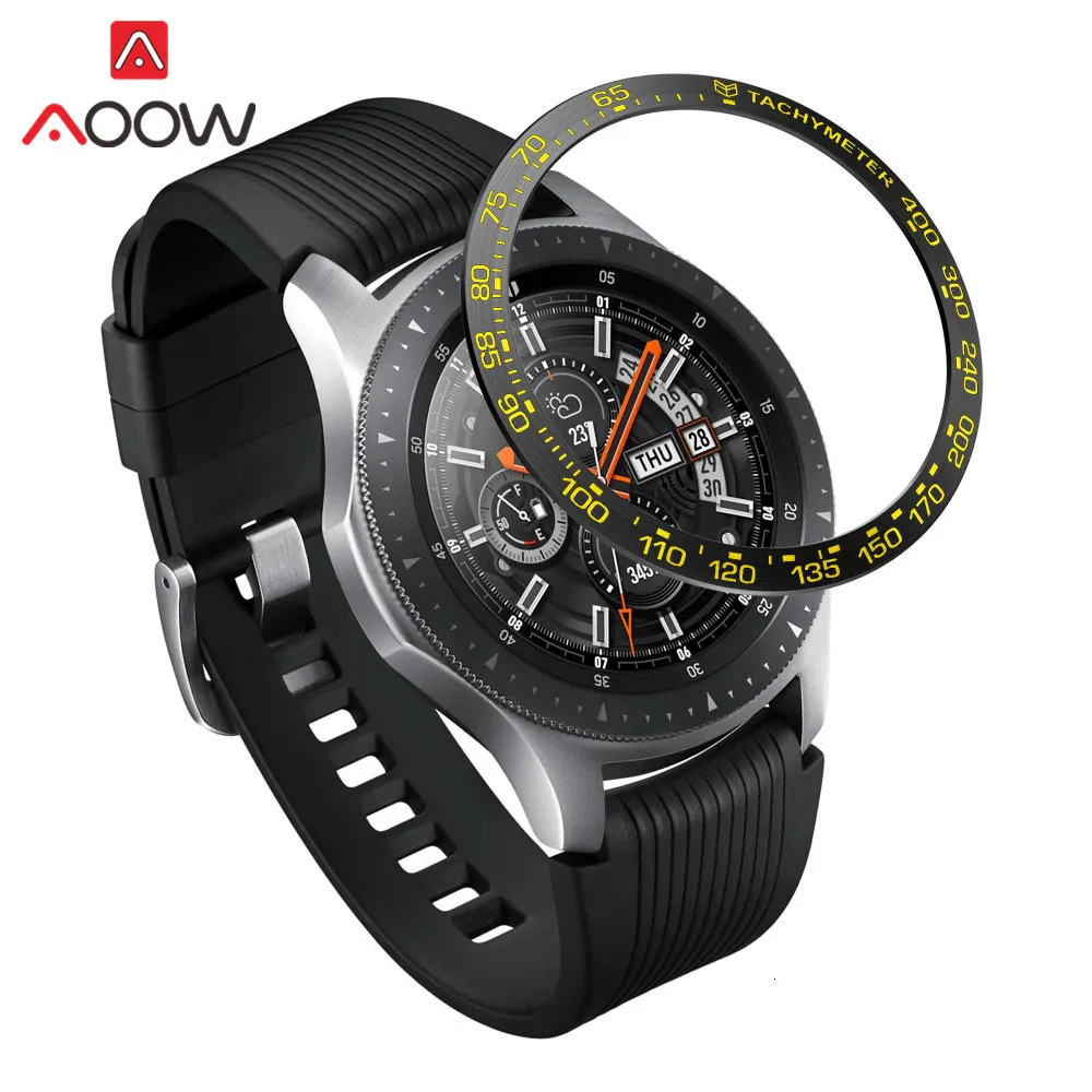 Рамка из нержавеющей стали кольцо Стайлинг для samsung gear S3 Frontier Galaxy Watch 42 мм 46 мм клеющаяся крышка защита аксессуары