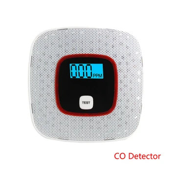 

Independent Monoxide Carbon Detector LCD Display CO Gas Sensor Sound Alarm Co Detector for Home Security