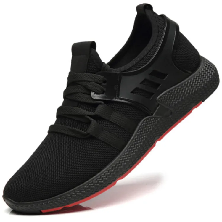 

2019 spring, summer and autumn, new outdoor running shoes, wild flying woven men's shoes, lightweight lace-up sneakers