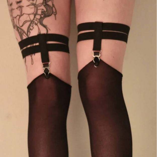 2021 Модный женский пояс для чулок Pastel Goth подвязки бандаж ног розничная продажа |