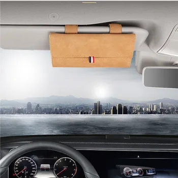 

For Honda Odyssey 2019 Car Glasses Case Interior Multifunction Sunglasses Storage Bracket Sun Visor Clip Accessories