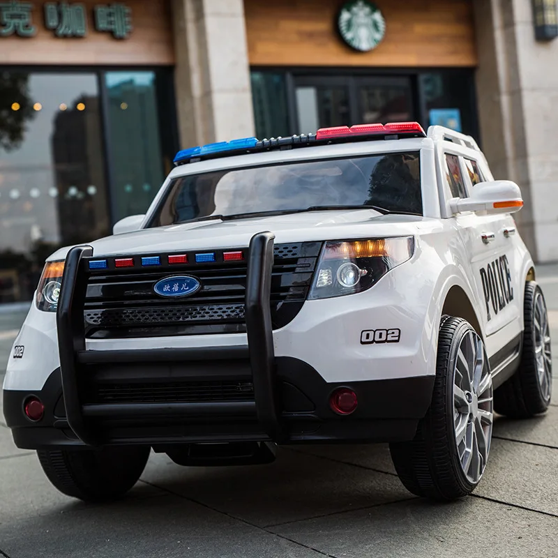 Новый модный детский Электрический четырехколесный внедорожный автомобиль с