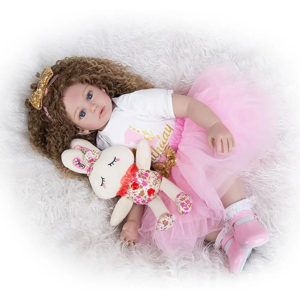 Silicone Dolls Reborn Kids  Reborn Silicone Baby Princess - 24 Inch Reborn  Baby - Aliexpress