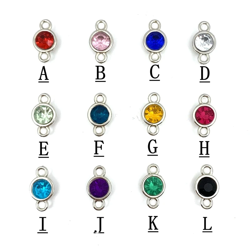 2019/ new charm Eiffel Tower birth stone earrings, personalized pendant earrings. Women's trendy earrings, gift gift earrings. 2