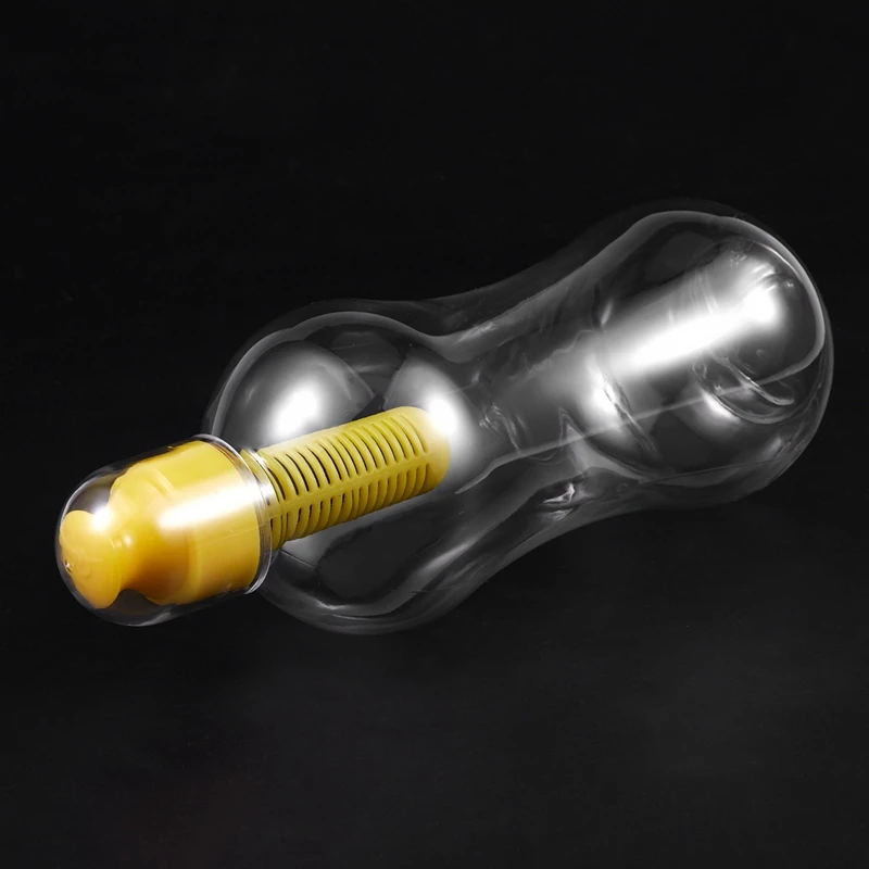 550ML Outdoor Water Bobble Hydration Filter Bottle Filtered Drinking, Yellow