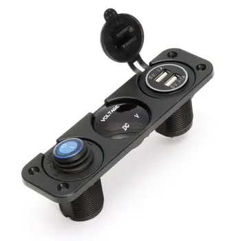 

LED Rocker switch Rocker Switch Custom Socket Compact Dual USB Charger