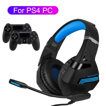 

For PS4 Xbox Computer Gaming Headset Gamer Wired Headphone with Microphone 7.1 Stereo Bass Cascos Music PC Cosque For Phone