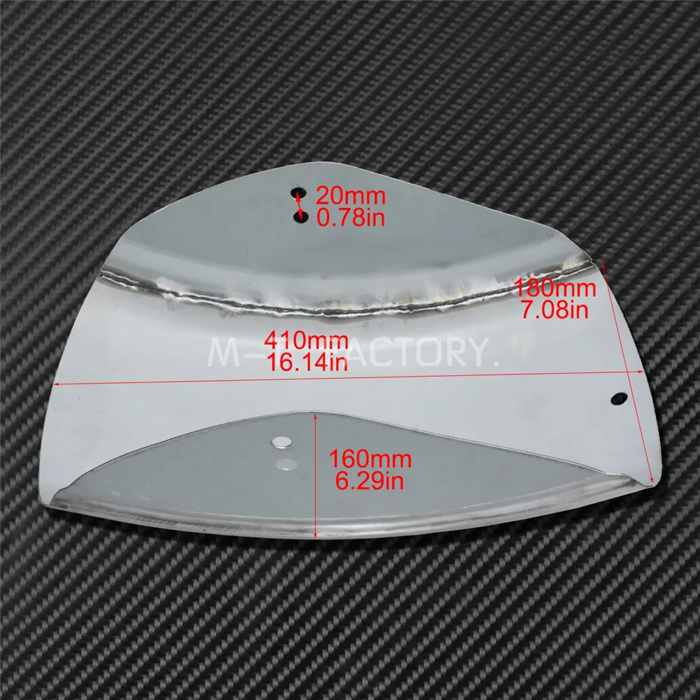 Мотоцикл DIY неокрашенное заднее крыло сталь Брызговики для Harley Sportster XL 48 72 1200 883 Кафе Гонщик Поплавок