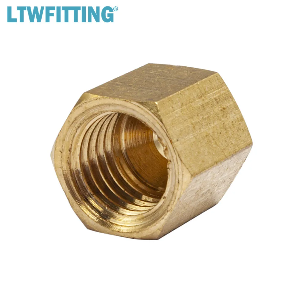 Латунный компрессионный втулка LTWFITTING 1/8 дюйма с наконечником компрессионной
