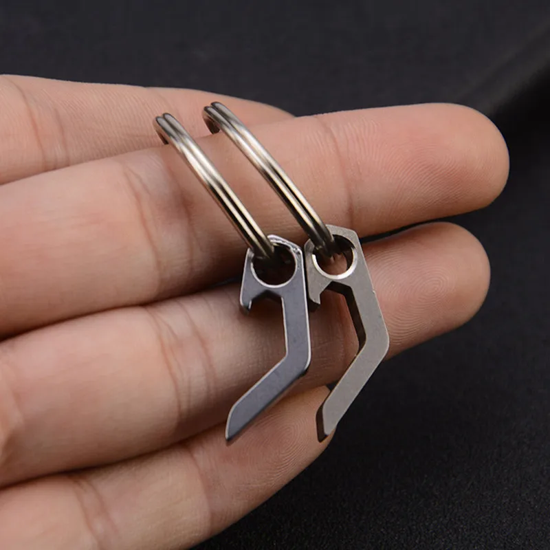 Gadget Outdoor Keyring Pocket-Tool Gear Bottle Beer-Opener Lightweight Utility Edc Mini