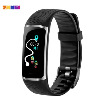 

SKMEI Color Screen Display Men Digital Sports Watches Heart Rate Blood Pressure Blood Oxygen Monitor Fitness Tracker Male Clock
