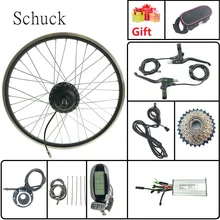 Schuck Запчасти для электровелосипеда с задним поворотом flywheelLCD6 дисплей 36V500W электродвигатель концентратор мотор мощный велосипед комплект модификации