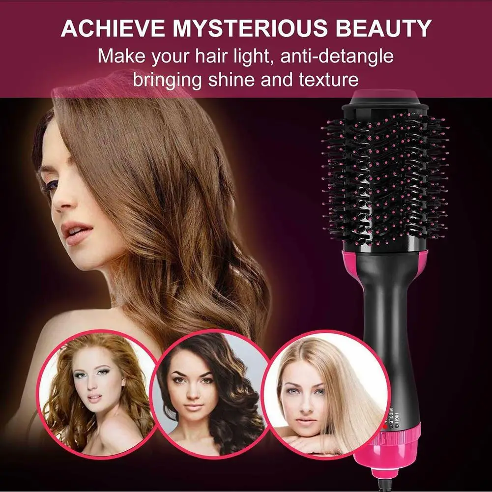 

1000W Multifunctional Straight Curly Hair Dryer Anti Detangle One Step Volumizer