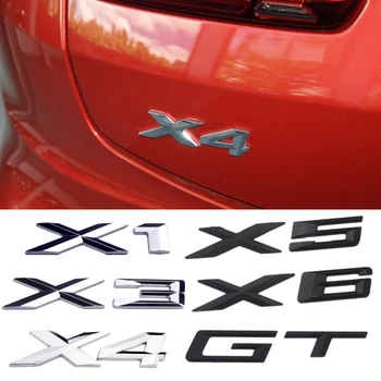 

Auto Rear Sticker Trunk Badge for BMW X1 X3 X4 X5 X6 GT Letter Emblem Vehicle Logo Car Stickers and Decals Auto Body Decoration