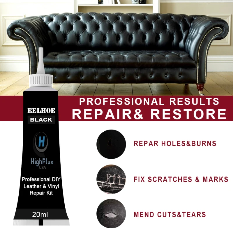 Vinyl & Leather Repair Kit: Leather Filler & Tools