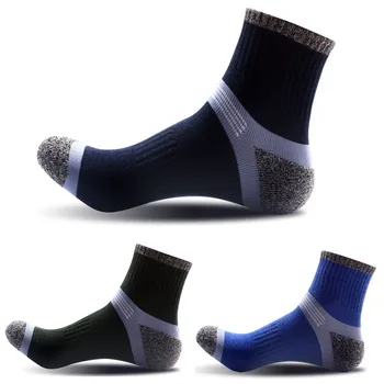 

DOIAESKV Men Socks Outdoor Sport Men's Socks Sport Professional Basketball Camping Male Socks