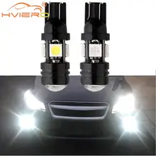 2X 168 192 T10 W5W coche LED 4SMD 5050 3W de alta potencia Super brillante bombillas de coche de la lámpara de ancho de la lámpara de la matrícula de la Lente de la luz de dispersión
