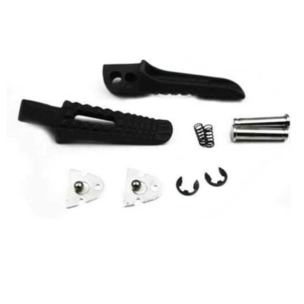 Motorbike Black Rear Foot Pegs Footrest For 2000 2011 Suzuki GSX R600