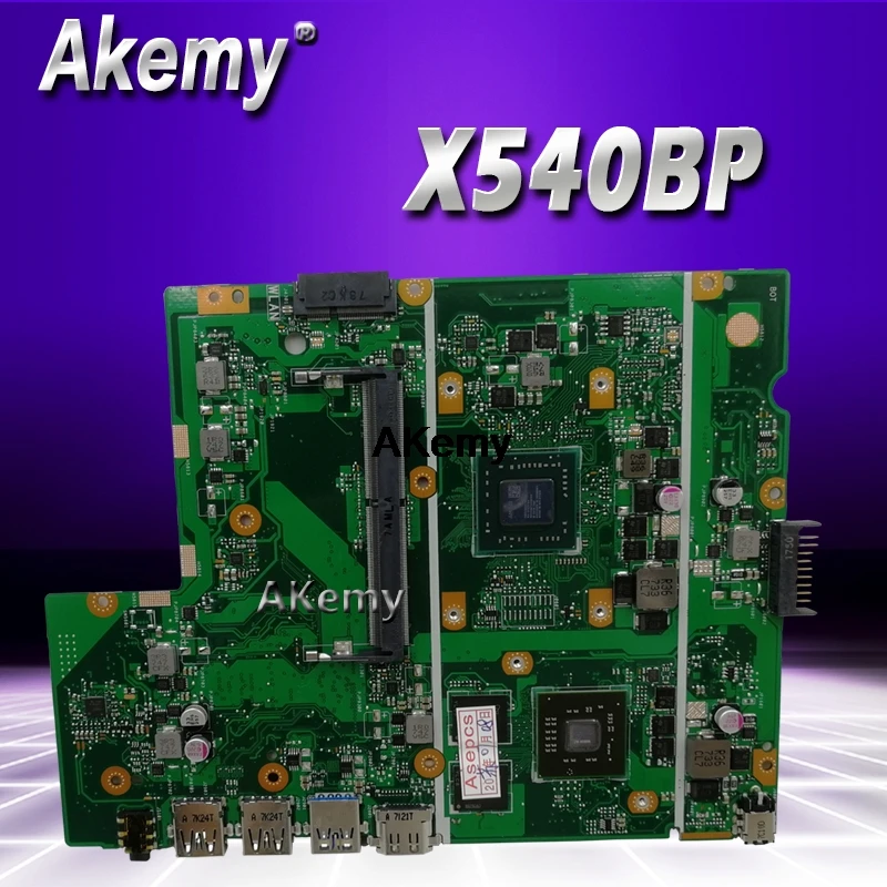 Для ASUS X540BP X540B Материнская плата ноутбука A6 Процессор Тесты хорошее