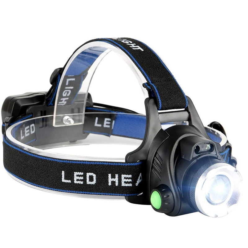 

Head light lamp Flashlight, USB Rechargeable Led Head light lamp, IPX4 Waterproof Headlight with 4 Modes and Adjustable Headband