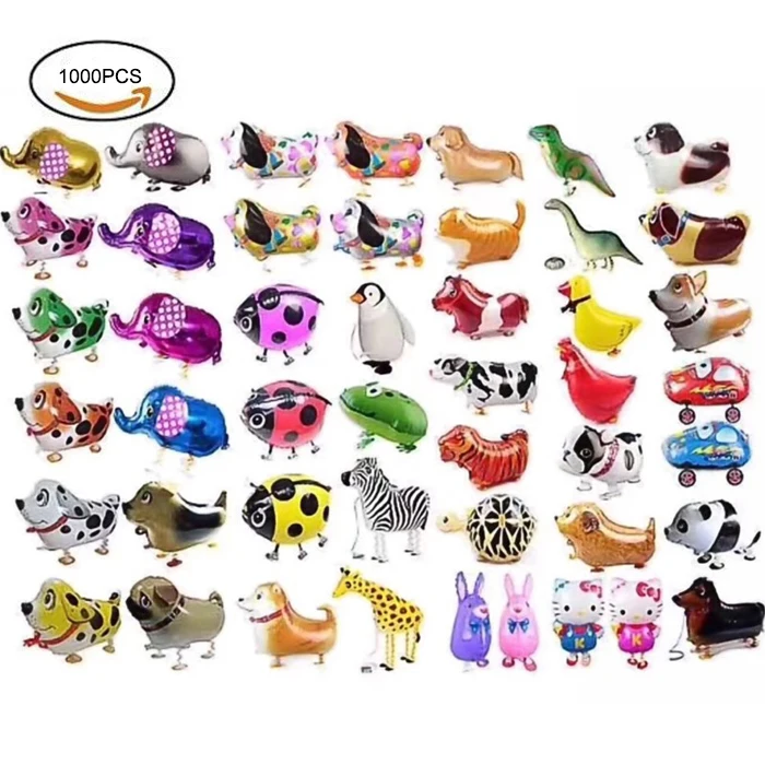 Хит продаж ходячие воздушные шары в форме животных шарики виде Бесплатная