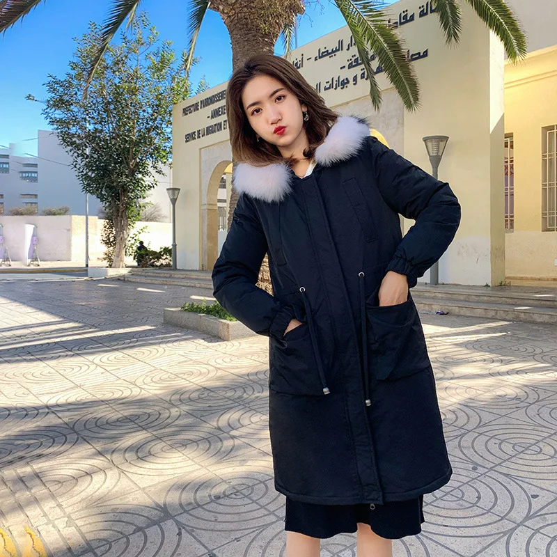 

Hot Selling Cotton-padded Clothes Women's 2019 New Style Winter INS Cotton Coat Women's Winter Thick Cotton-padded Jacket Mid-le