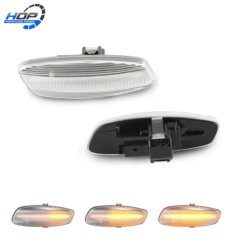 

2x Led Dynamic Side Marker Turn Signal Light Sequential Blinker For Citroen C3 C4 C5 DS3 DS 4 Peugeot 207 308 3008 5008 Partner