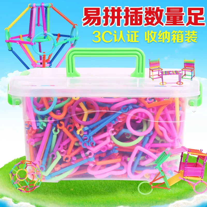 

Little Emperors Children Early Childhood Educational Toy Environmentally Friendly Building Blocks Plastic Assembled Fight Insert