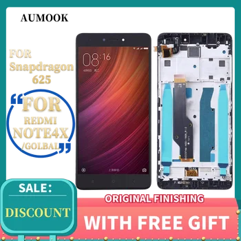 For Xiaomi Redmi Note 4X LCD Display+Touch Screen New Digitizer LCD Screen For Xiaomi Redmi Note 4 Global Version Snapdragon 625