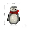 Blucome Handmade Acrylic Pig Penguin Brooches For Women Child New Year's Gift Red Scarf Animal Cloth Accessories Harajuku Brooch ► Photo 2/6