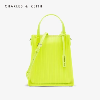 

CHARLES＆KEITHNew Arrival for Summer 2020 CK2-30781151-1 Women shoulder bag hand bag Transparent material