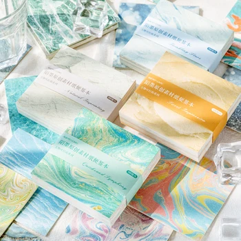 

100 sheets/pack of Van Gogh Impression Theme Fresh All Things Memo Pad Sticker Decal Memo Scrapbook Diy Cute Notepad Diary