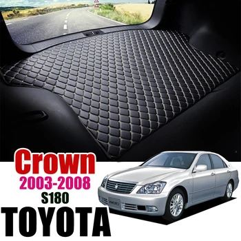 

Leather Car Trunk Mat For Toyota Crown 2003-2008 Trunk Boot Mat S180 Cargo Liners Rear Crown Liner Pad