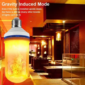 

Flame Lamp Led Lamp Atmosphere Lamp Gravity Induction Lamp Induction Gravity Bulb Lamp Colorful Flame Flame Atmosphere C6A1