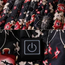 Женский Теплый жилет с электрическим подогревом, пальто с подогревом, лыжная одежда альпинистская SAL99