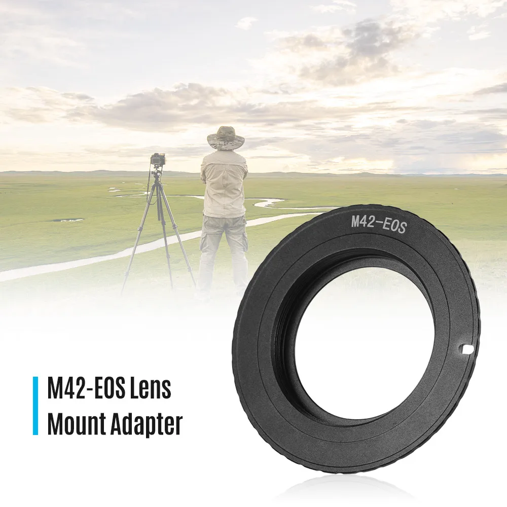 M42-EOS Крепление объектива переходное кольцо для объектива M42 для Canon Elan 7E EOS 30/33 EOS 7 EOS D30 650D 6D 350D камер