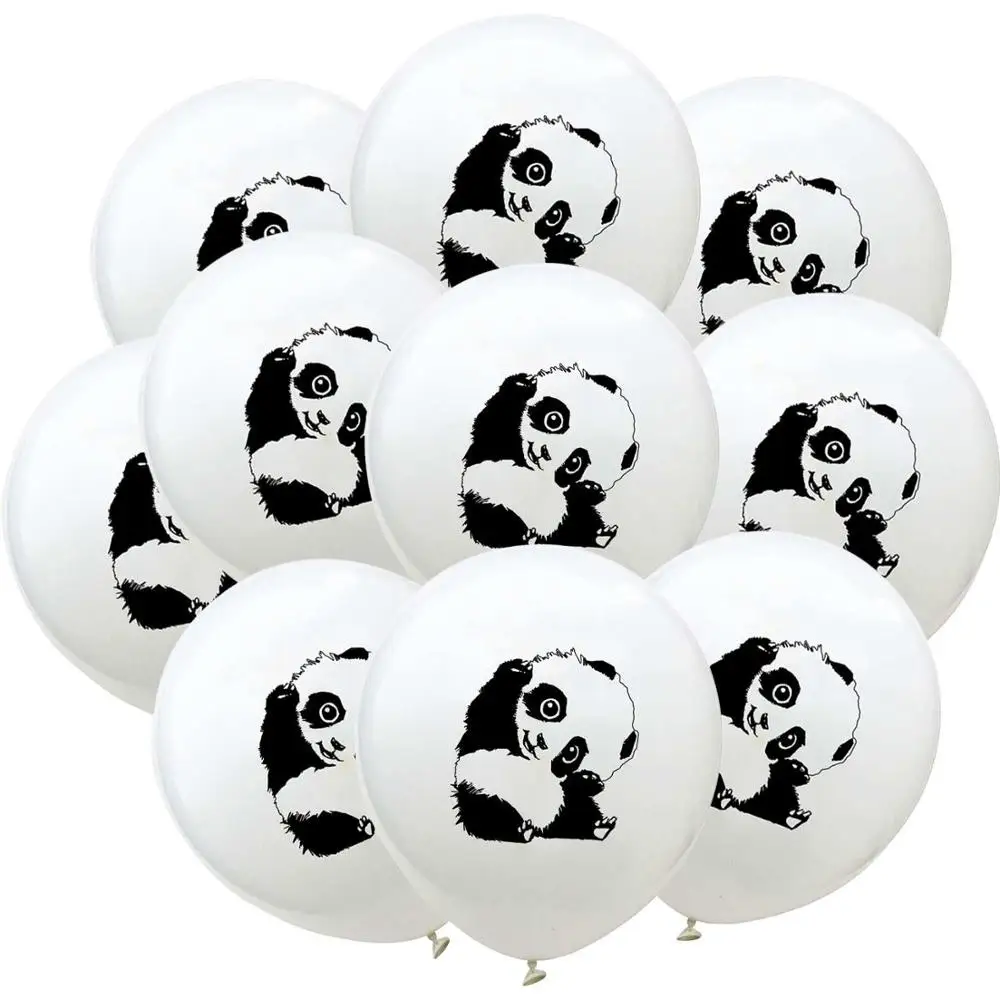 a-ball 10pcs Мультяшная панда тема одноразовая посуда бумажные чашки напиток сок чашка детский душ вечеринка для мальчика день рождение украшения Дети Партии питания - Цвет: a-ball 10pcs
