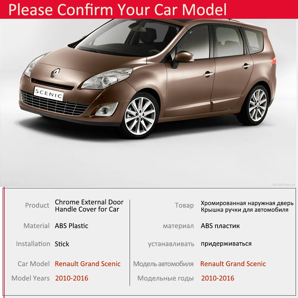 Piezas para coche Manijas interiores Piaobaige Para Renault Scenic 3 III Grand Scenic 2011 2012 2013 2014 2015 Accesorios de de manija de Puerta de Coche plástico raghuinstech.com