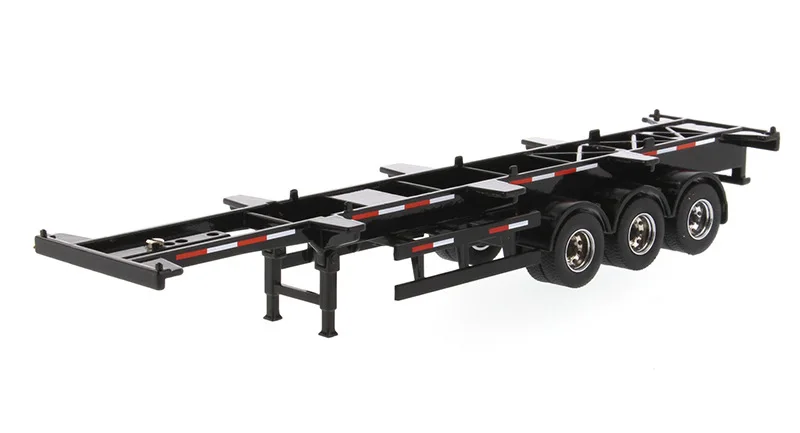 

DM 1/50 Inserts And Arranges Freight Truck Trailer Dray 40-Foot Container Truck Trailer Frame Model Alloy Material 91024