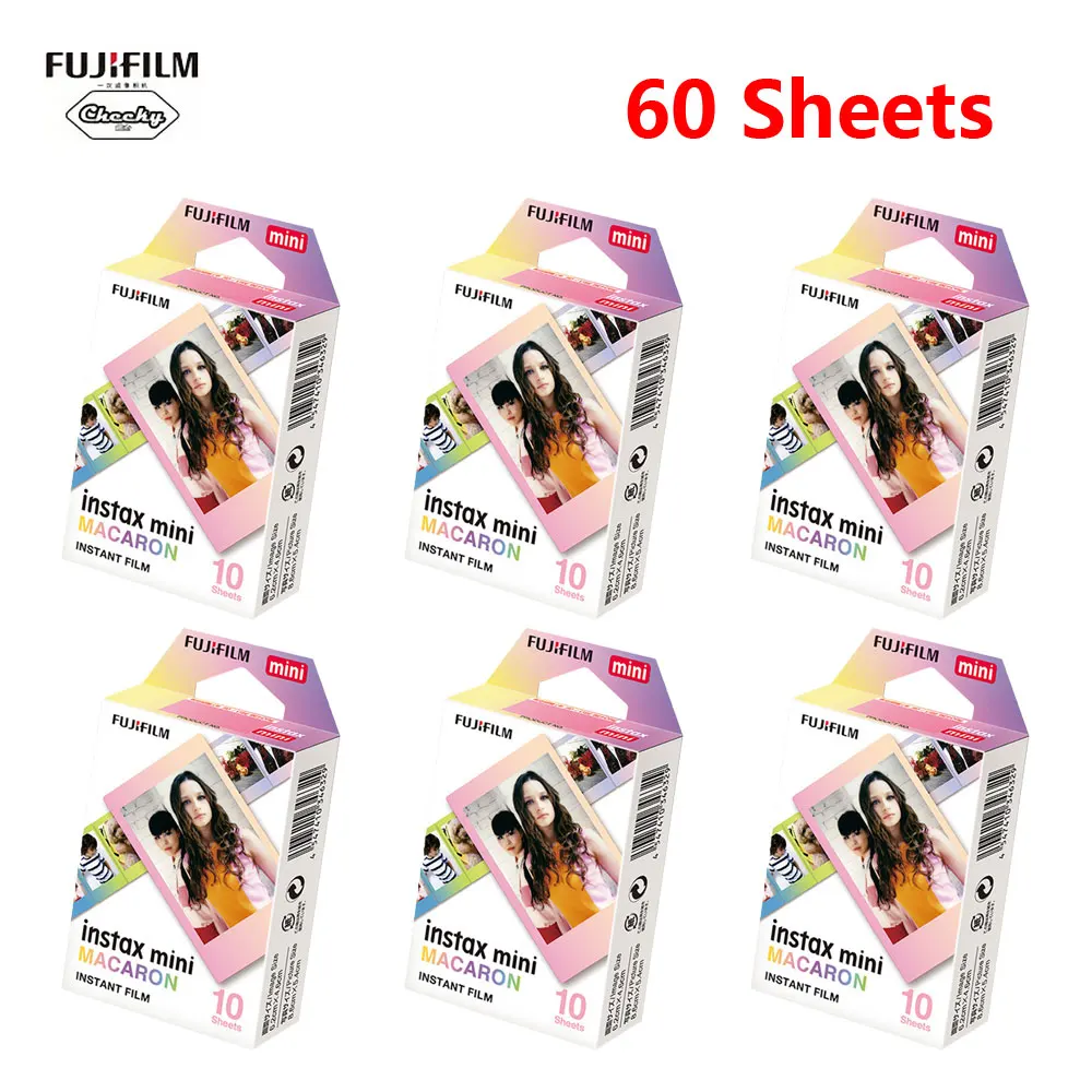 10-60 Fujifilm Instax mini 9 пленок для Instant Camera 7 8 25 50s 70 90 SP-1 SP-2 фотопринтер смартфона Macaron |