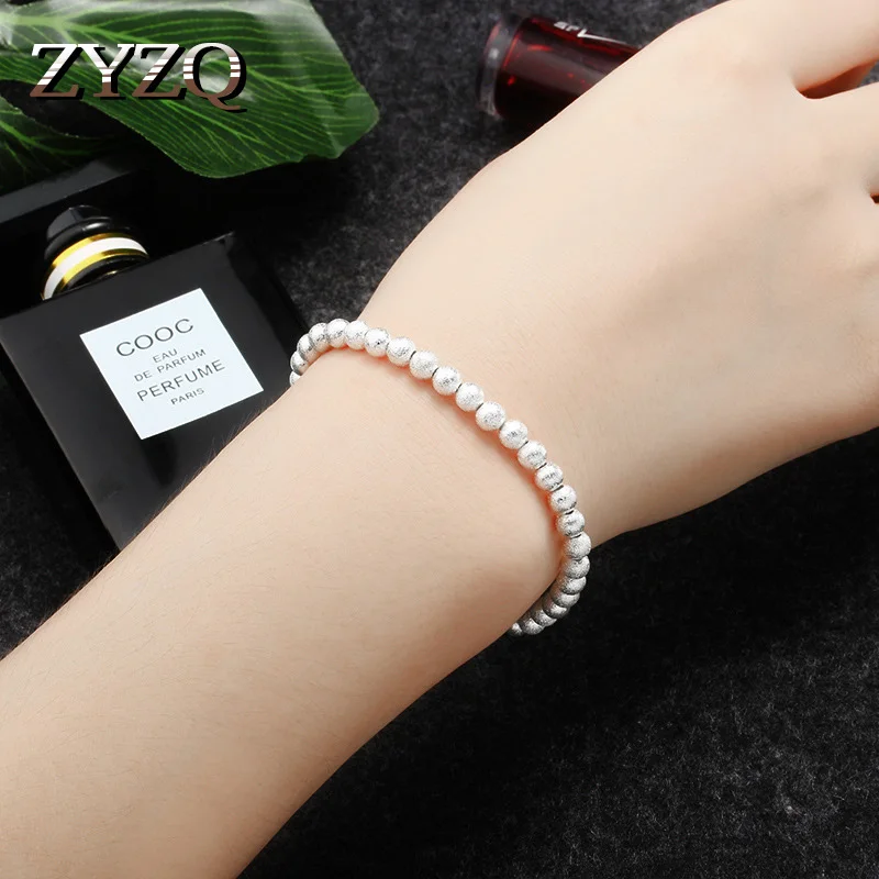 ZYZQ классические счастливые аксессуары бусины браслеты Высокое качество Посеребренные подарок на день рождения для женщин оптом много и оптом браслеты