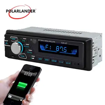 

1 Din Car Radio FM Bluetooth Stereo Audio SD/USB/AUX MP3 Player 7 Color Steering Control