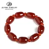JD Brand 13*18mm Barrel Shape Red Agate Beads Bracelet Hight Quality Big Natural Stone Jewelry Gift For Mom Wholesale Heath ► Photo 2/6